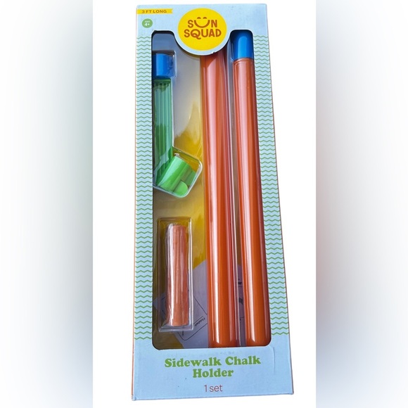 Sun Squad Other - Orange and Green Chalk Holder for Creative Play